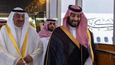 ولي العهد السعودي يستقبل نظيره الكويتي
