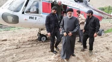 تعرض هليكوبتر في موكب الرئيس الإيراني لحادث
